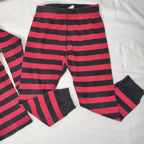 The Incredibles Kids' Pajama Set Red and Black Striped - Picture 3 of 9
